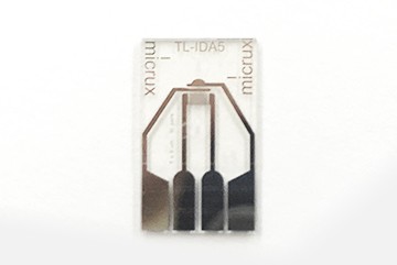 Thin-layer Microfluidic Platinum Interdigitated Sensor (5/5 µm)